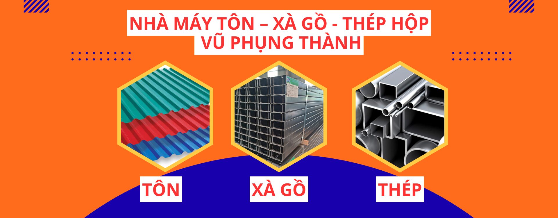 nhà máy tôn thép vũ phụng thành